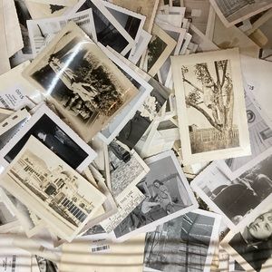 Lot of 25 Random Black & White Photos